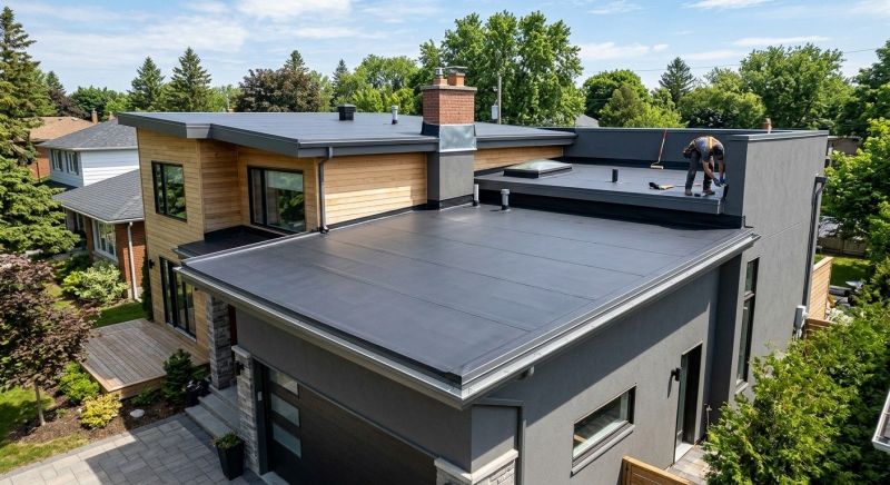 EPDM Roof Installation in Naperville, IL