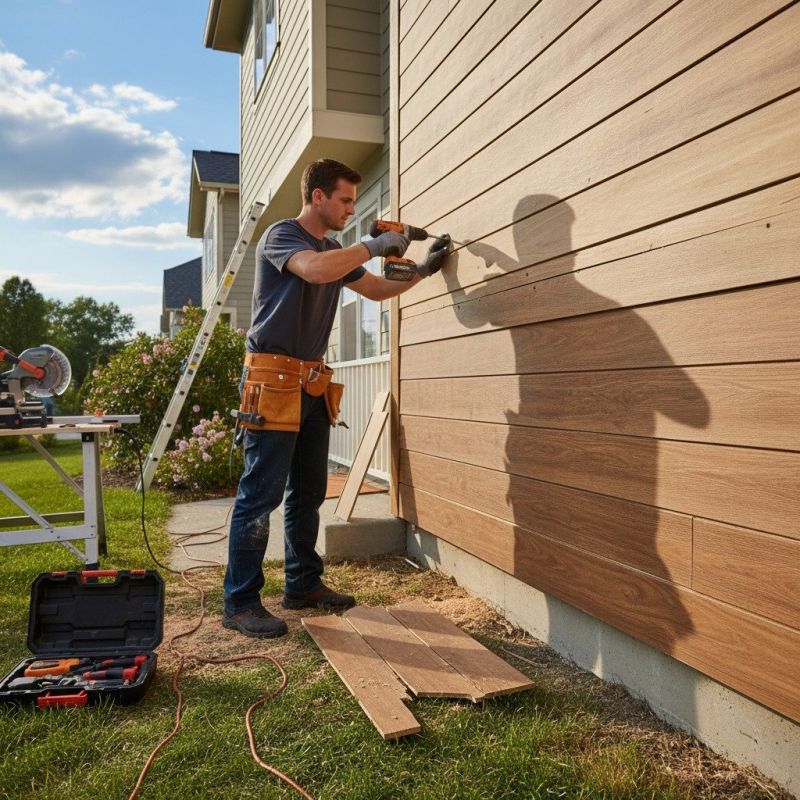 Local Siding Crack Repair pros at work