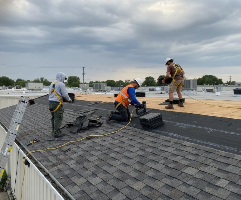 Damaged Roof Replacement in Fredericksburg, VA