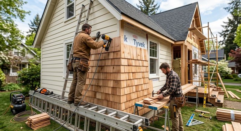 Wood Plank Siding Installation in Norwalk, CT