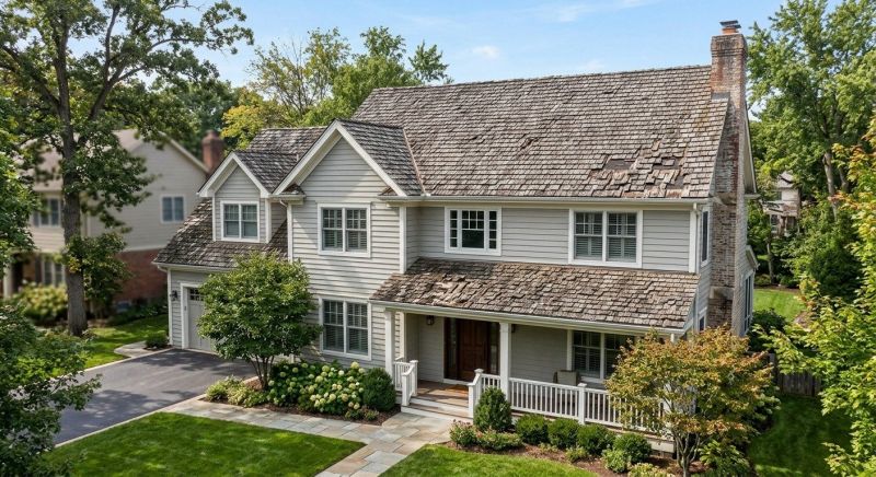 Wood Shingle Roof Replacement in Alexandria, VA